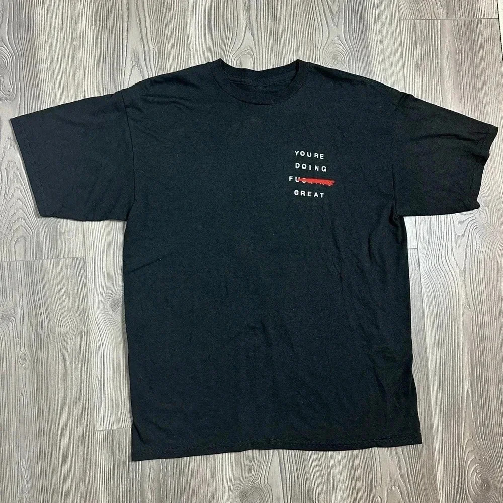 coco + pine You’re Doing‎ F***ing Great Black Shirt